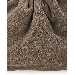 Borsa Bucket Mellow mini in camoscio