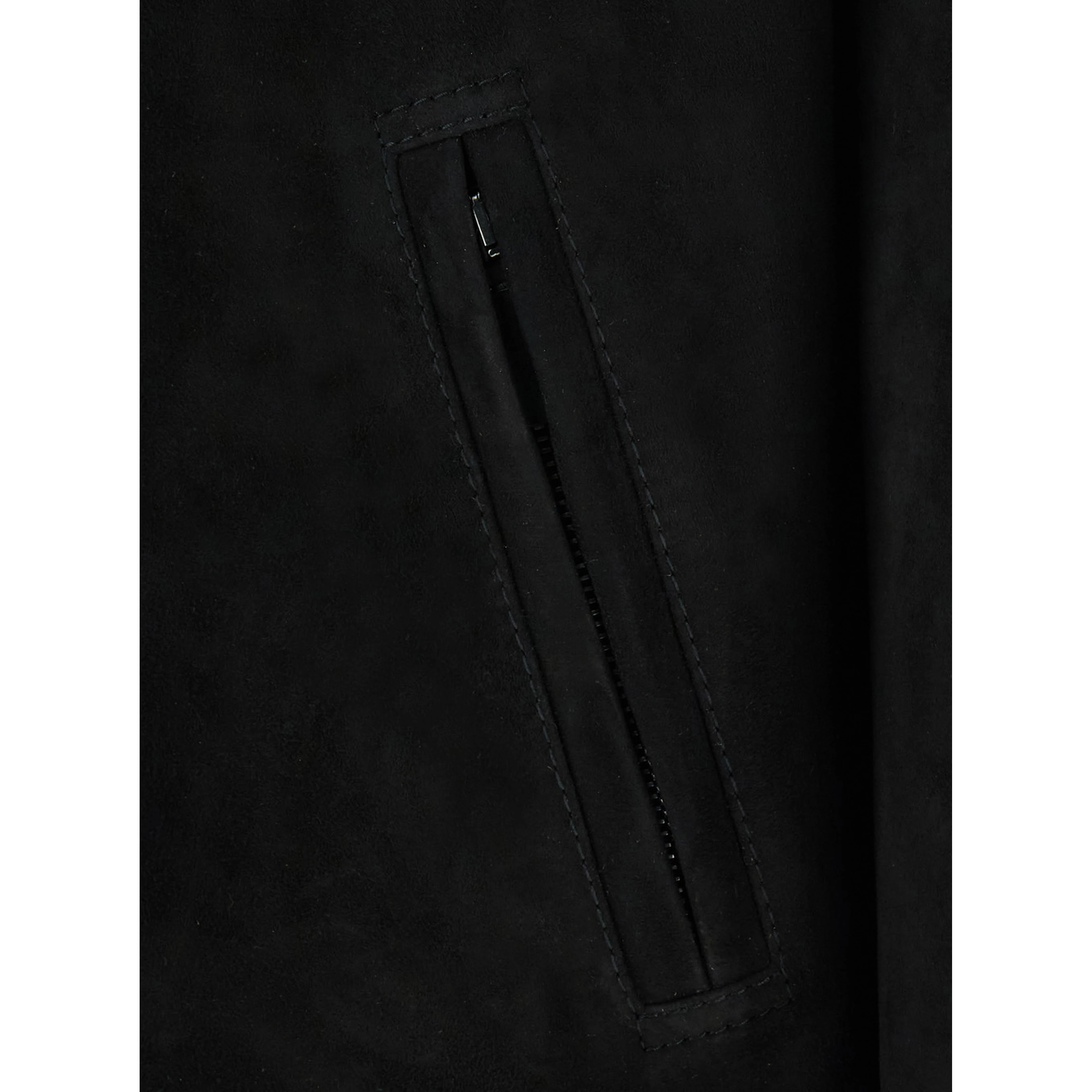 CAPOREI Edoardo hooded jacket in black fabric for men