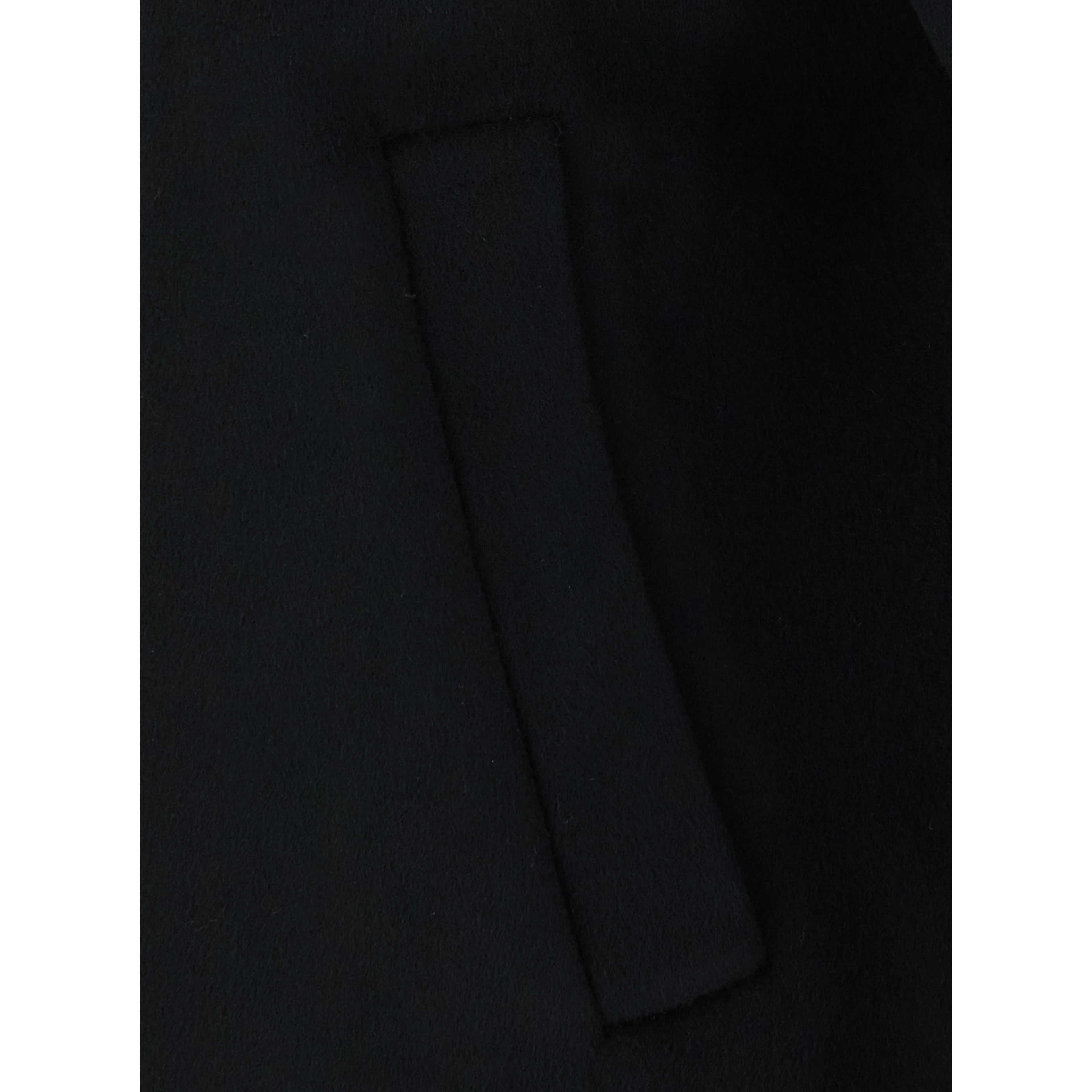 Jacket ARLO with Front Closure and Side Pockets in Black Fabric for Men