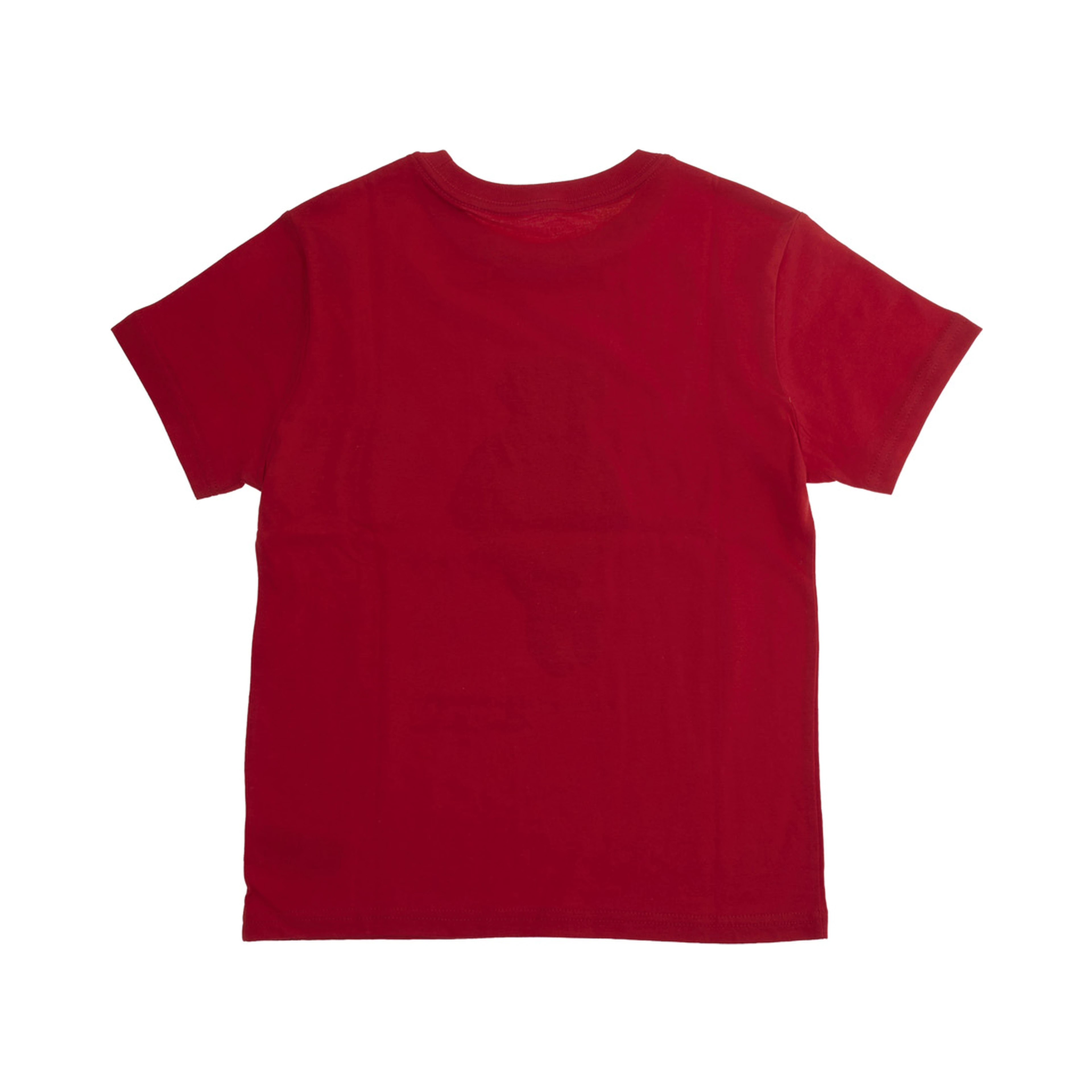 KNIT-T-SHIRT with short sleeves and patch, Tech Fabric, Red, Boy