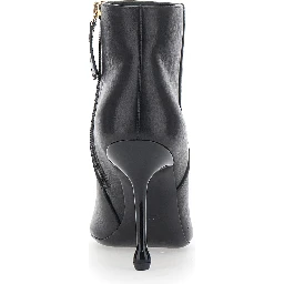 BOOTIE 90 ankle boots with fabric upper in black for women