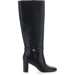 Romy Boot 70 Black Leather Ankle Boots with 7 cm Heel