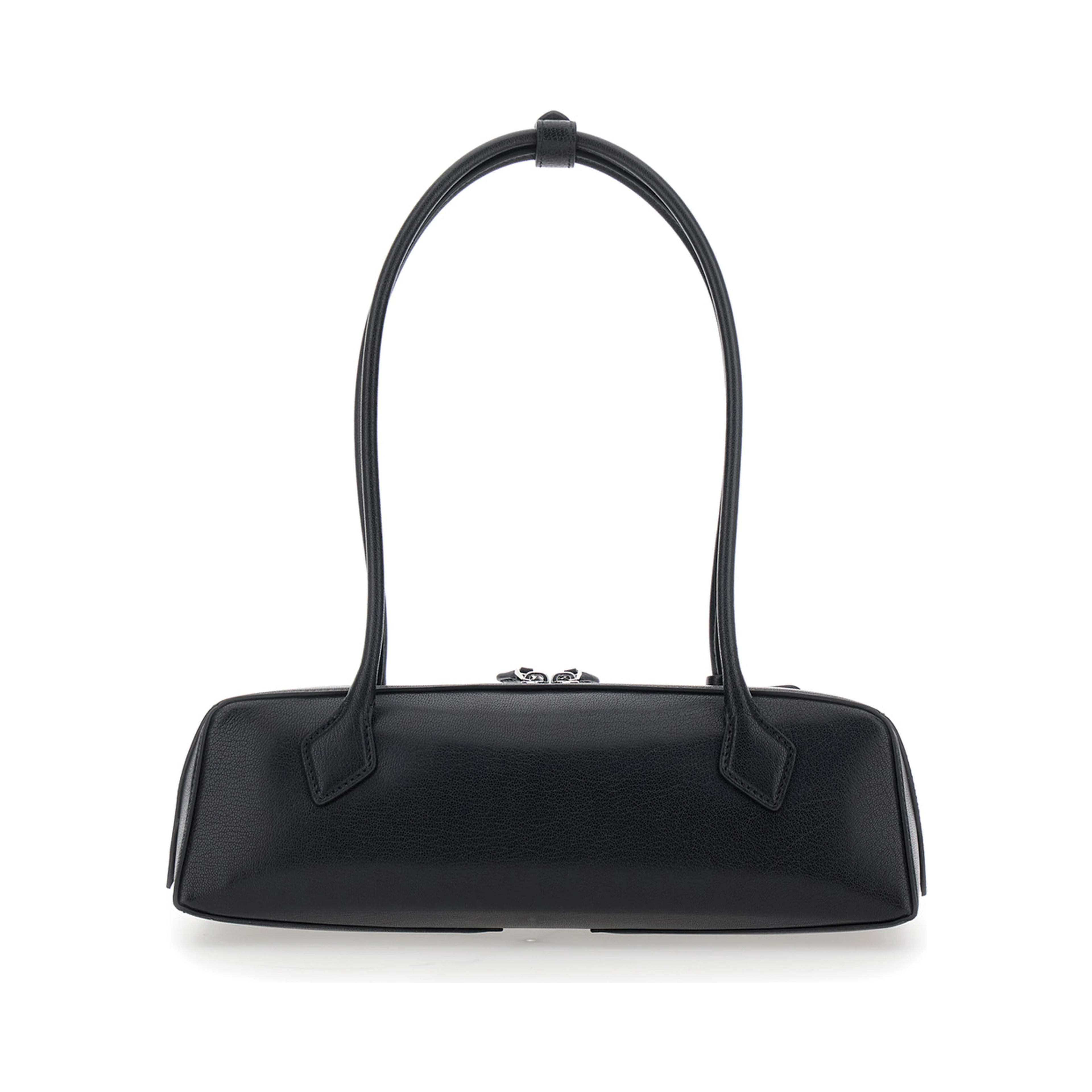 Shoulder bag TECKEL in leather and black color for women