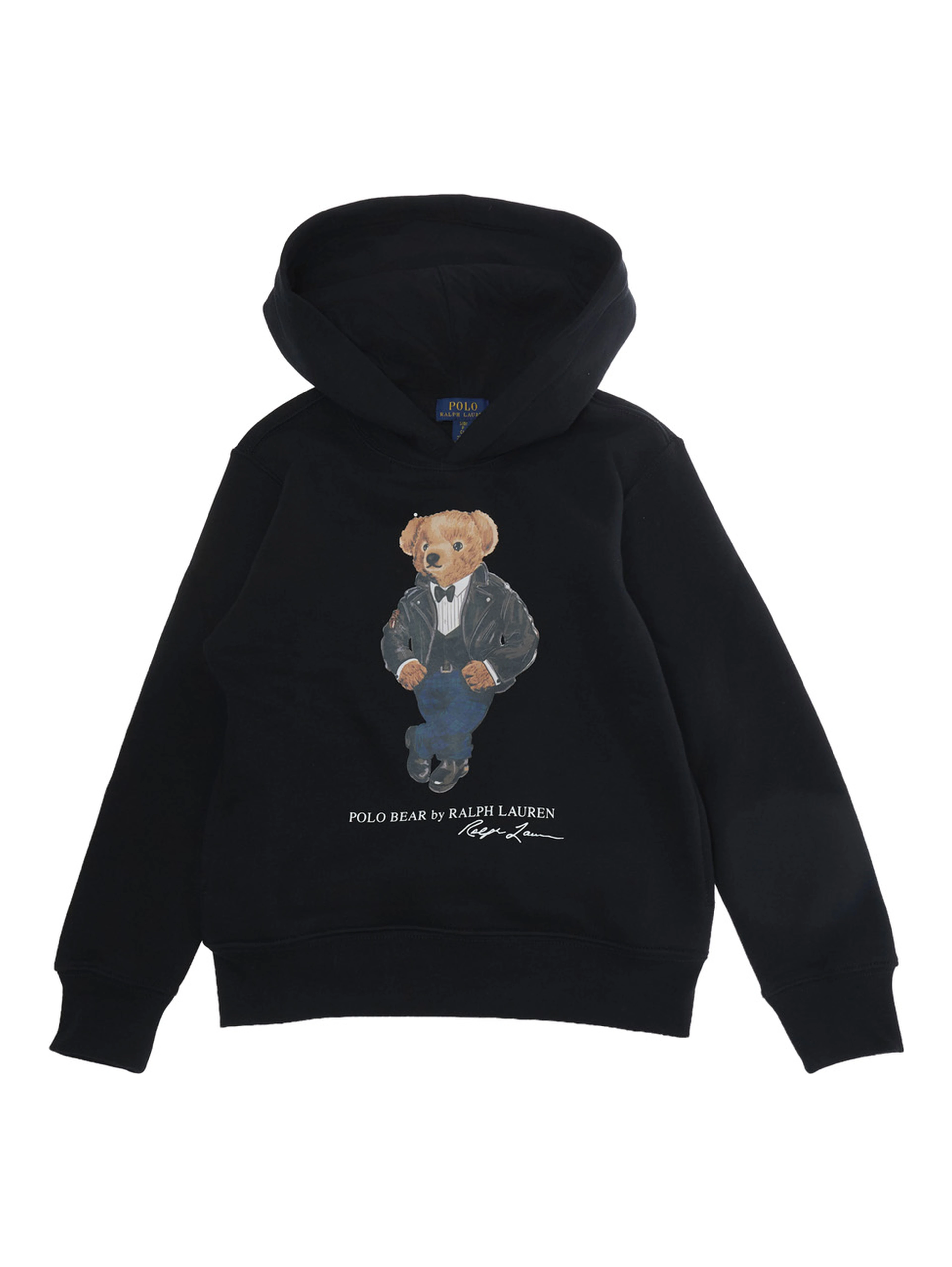 Crewneck sweatshirt in black cotton for boy