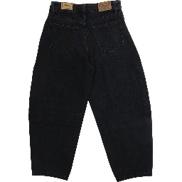 Woven Tapered Pants with pockets and logo, Tech Fabric, Blue, Boy