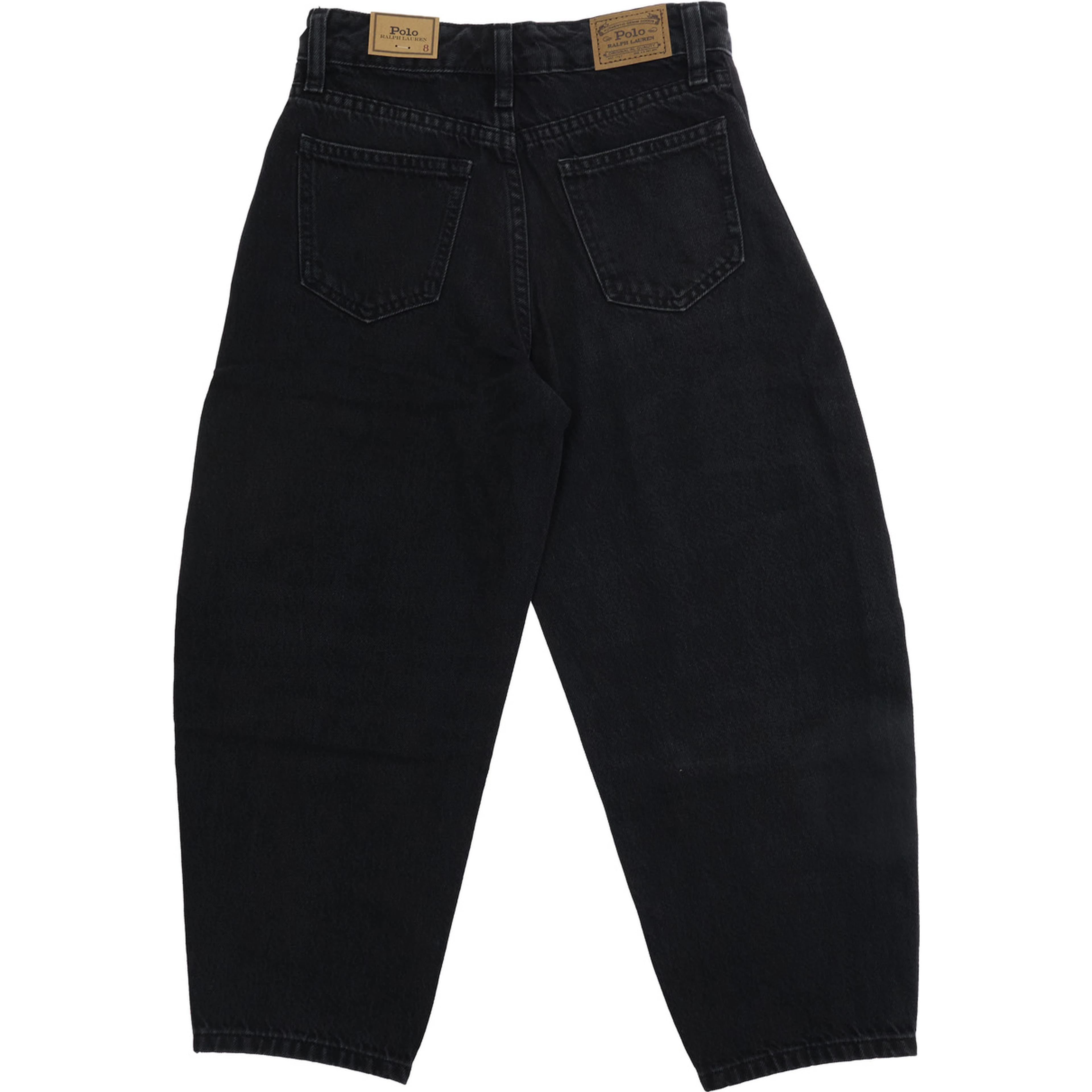 Woven Tapered Pants with pockets and logo, Tech Fabric, Blue, Boy