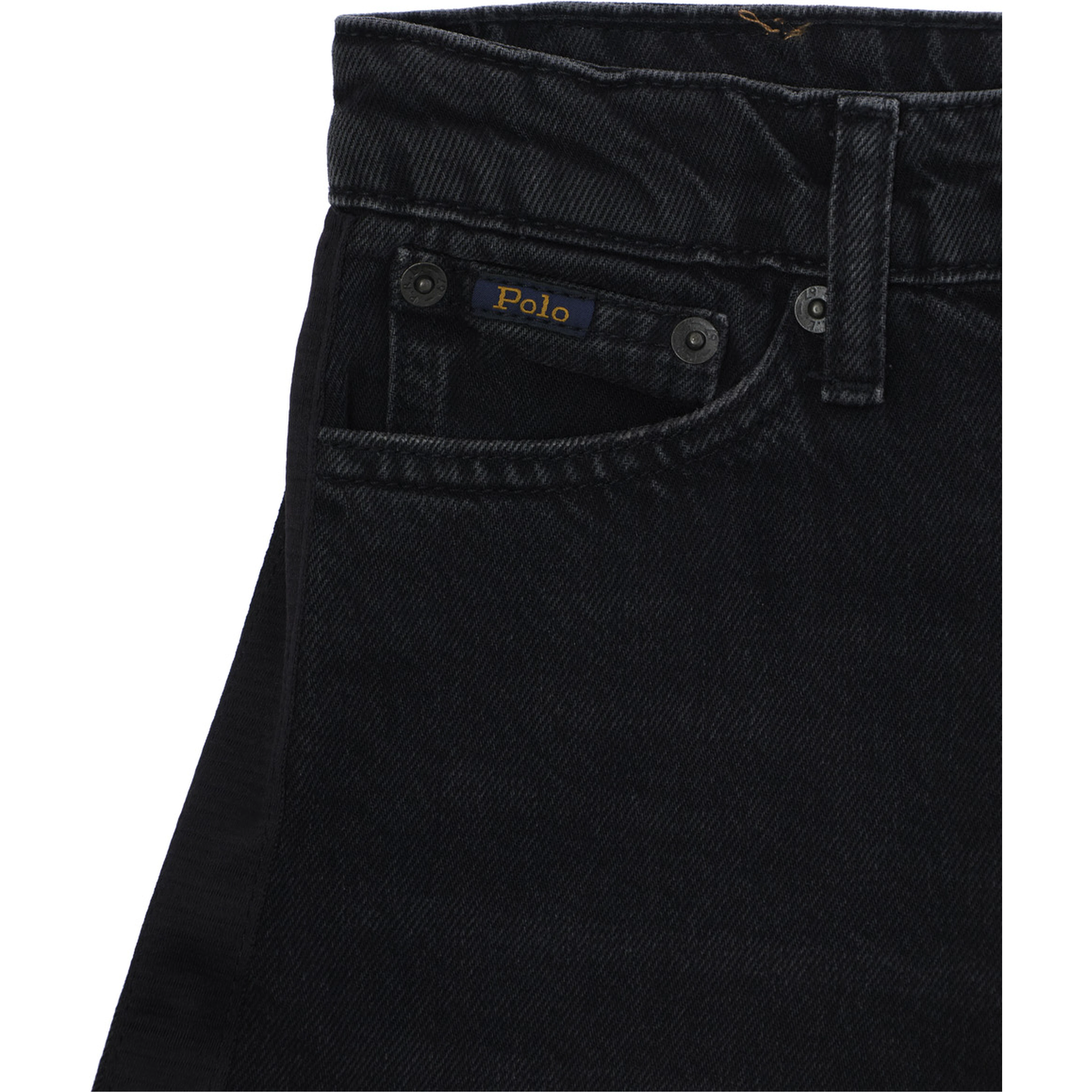 Woven Tapered Pants with pockets and logo, Tech Fabric, Blue, Boy