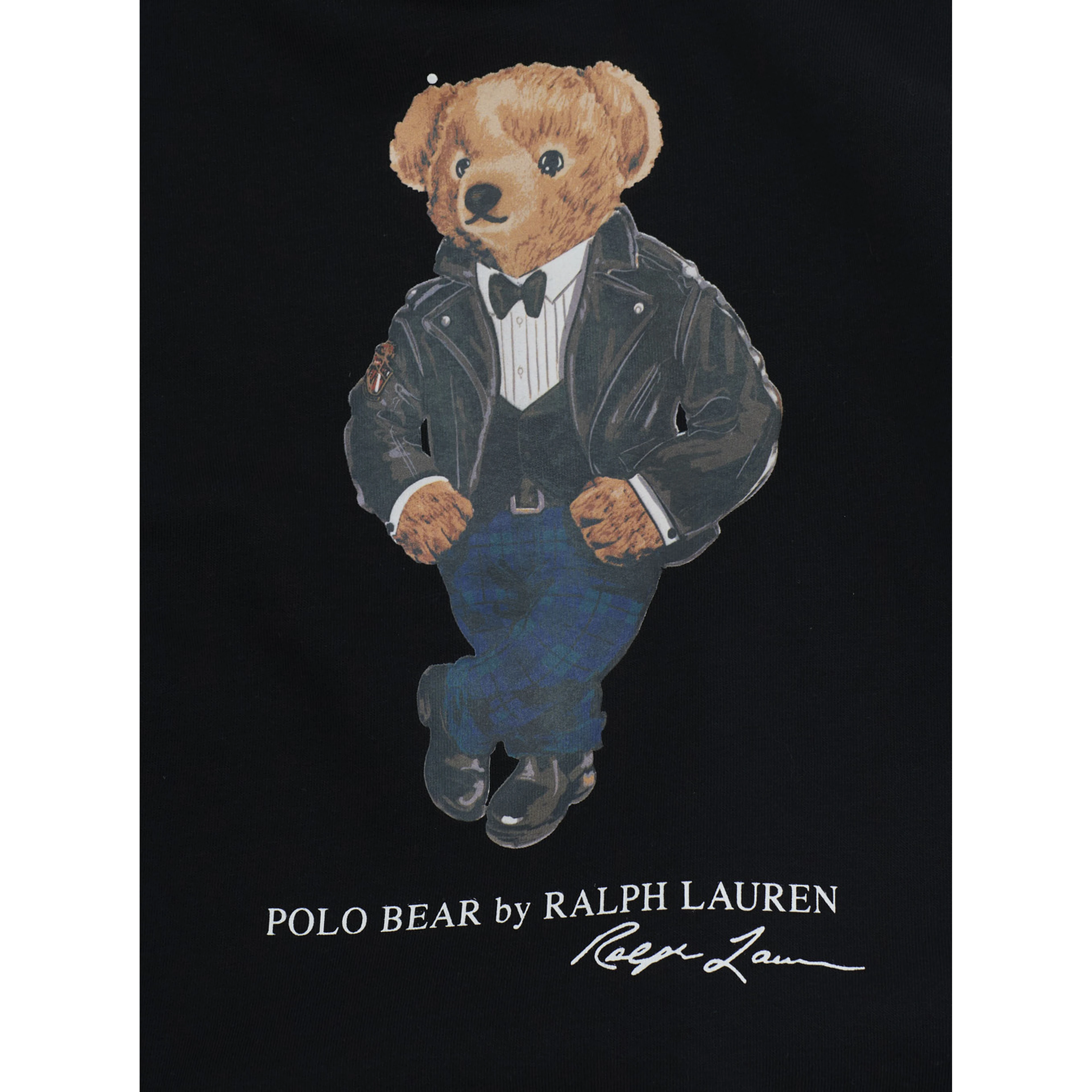 Crewneck sweatshirt in black cotton for boy
