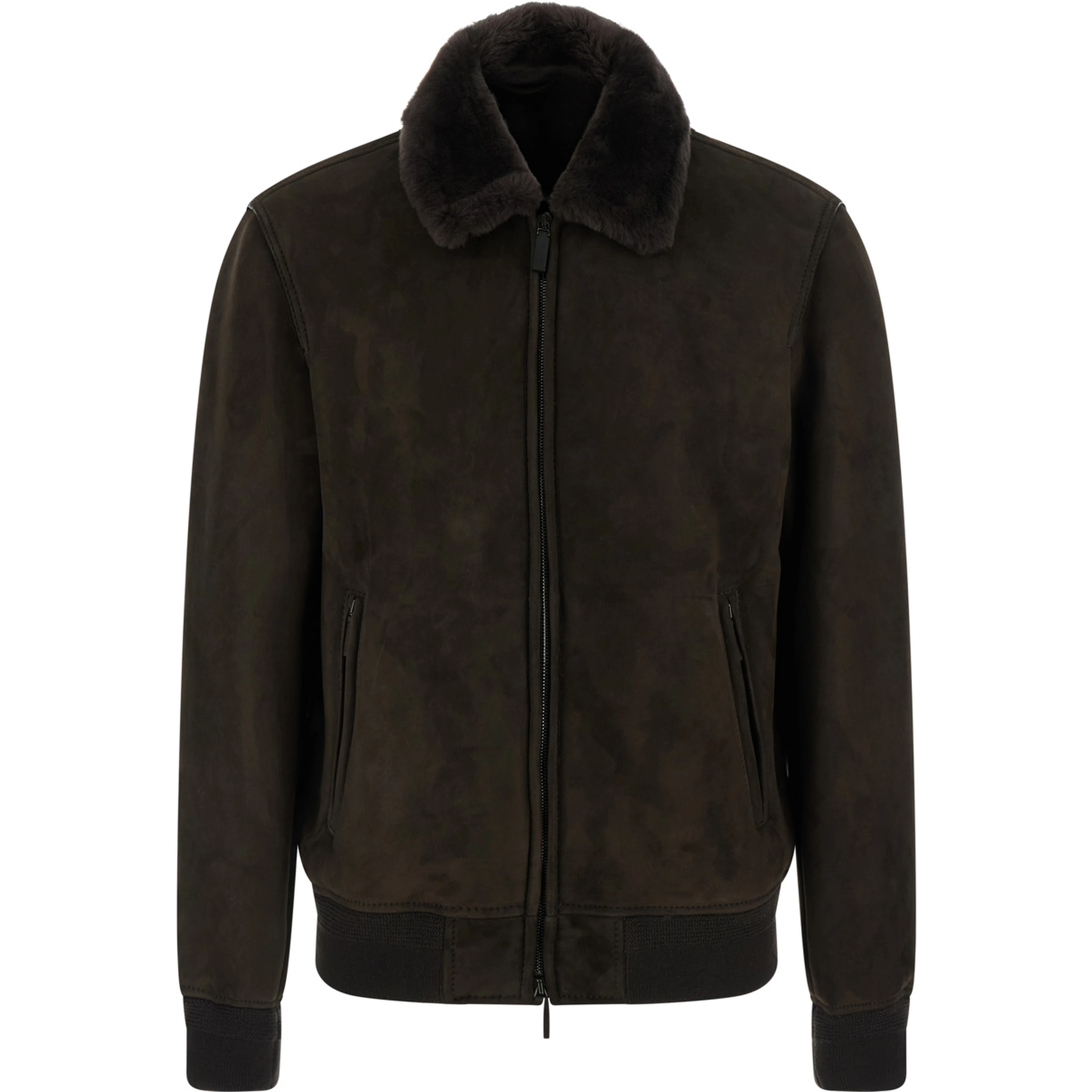Tommaso mens brown fabric coat