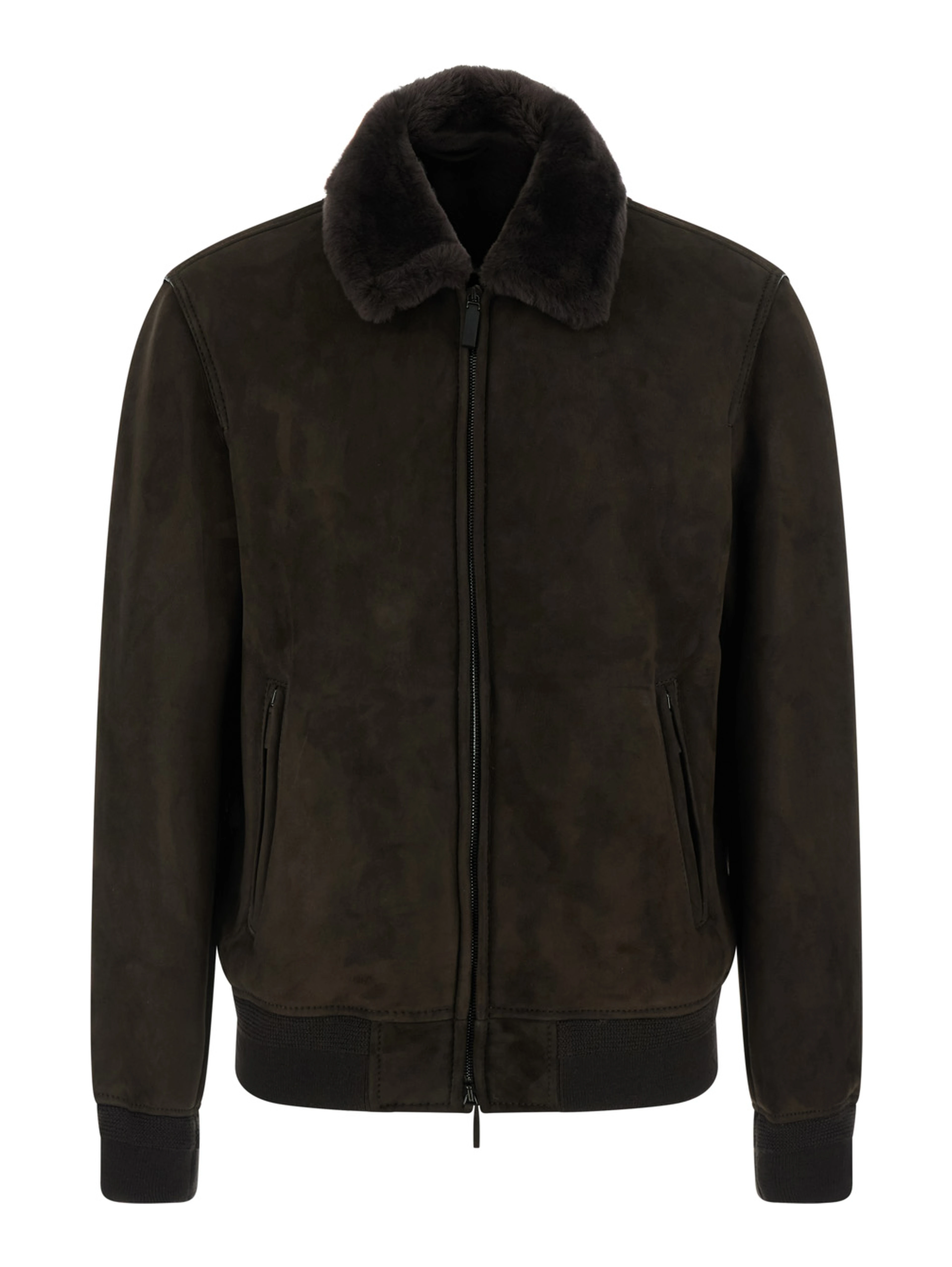 Tommaso mens brown fabric coat