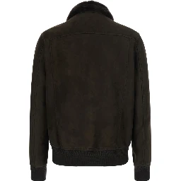 Tommaso mens brown fabric coat