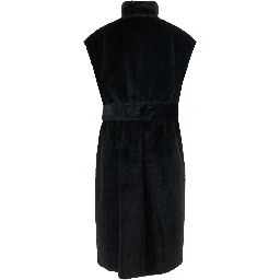 Oaklynn Vest Faux Fur Reversible with Ecoleather, 100% polyester, black, unisex