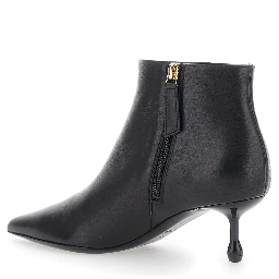 LEPLAIN 50 bootie ankle boots in black fabric for women