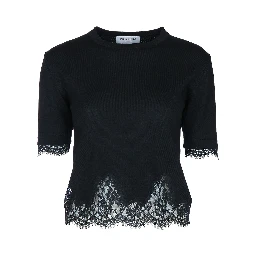 MAGLIA PIZZO MEZZA MANICA