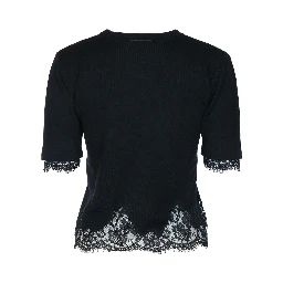 MAGLIA PIZZO MEZZA MANICA