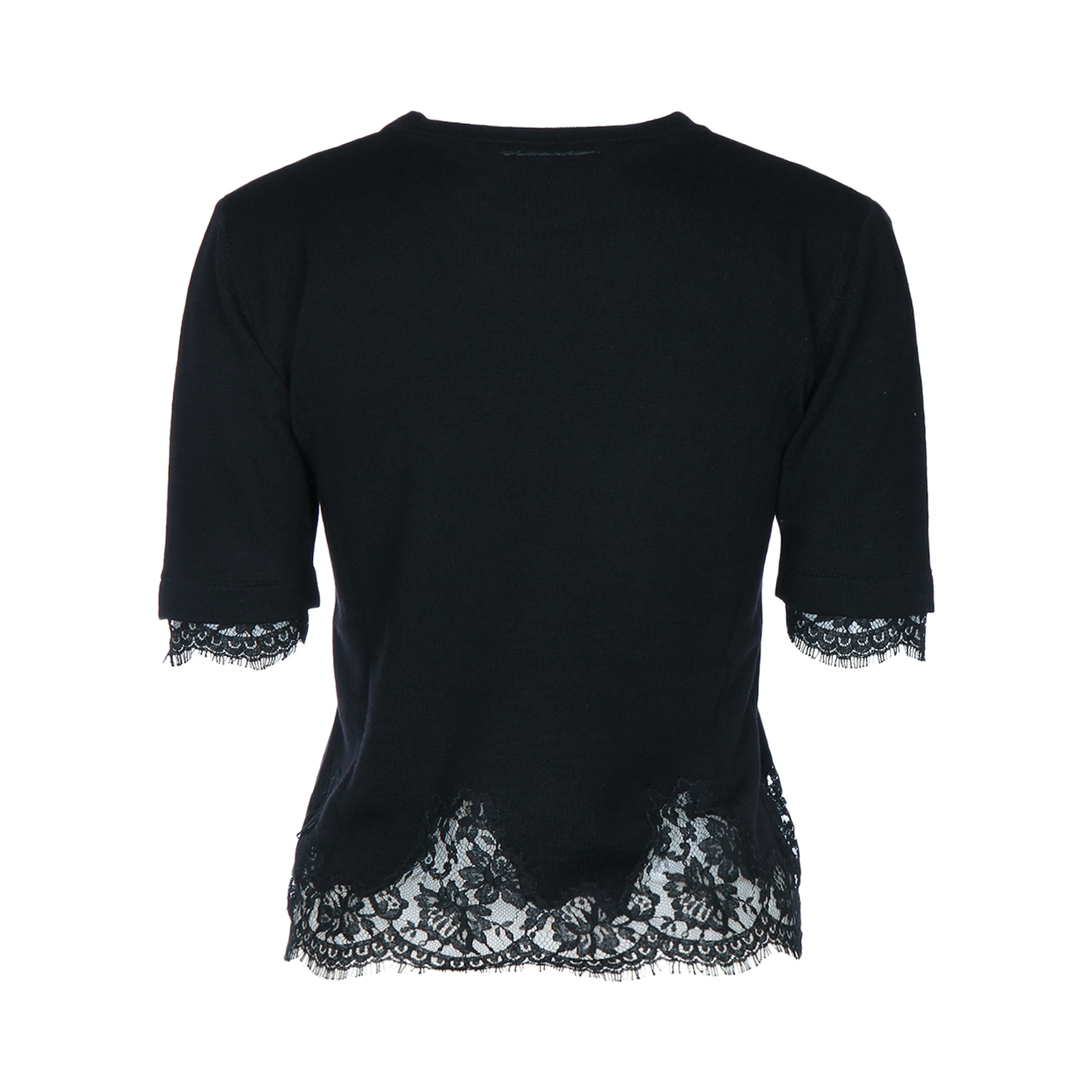 MAGLIA PIZZO MEZZA MANICA