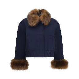 Blue Wool Oves Aries Jacket