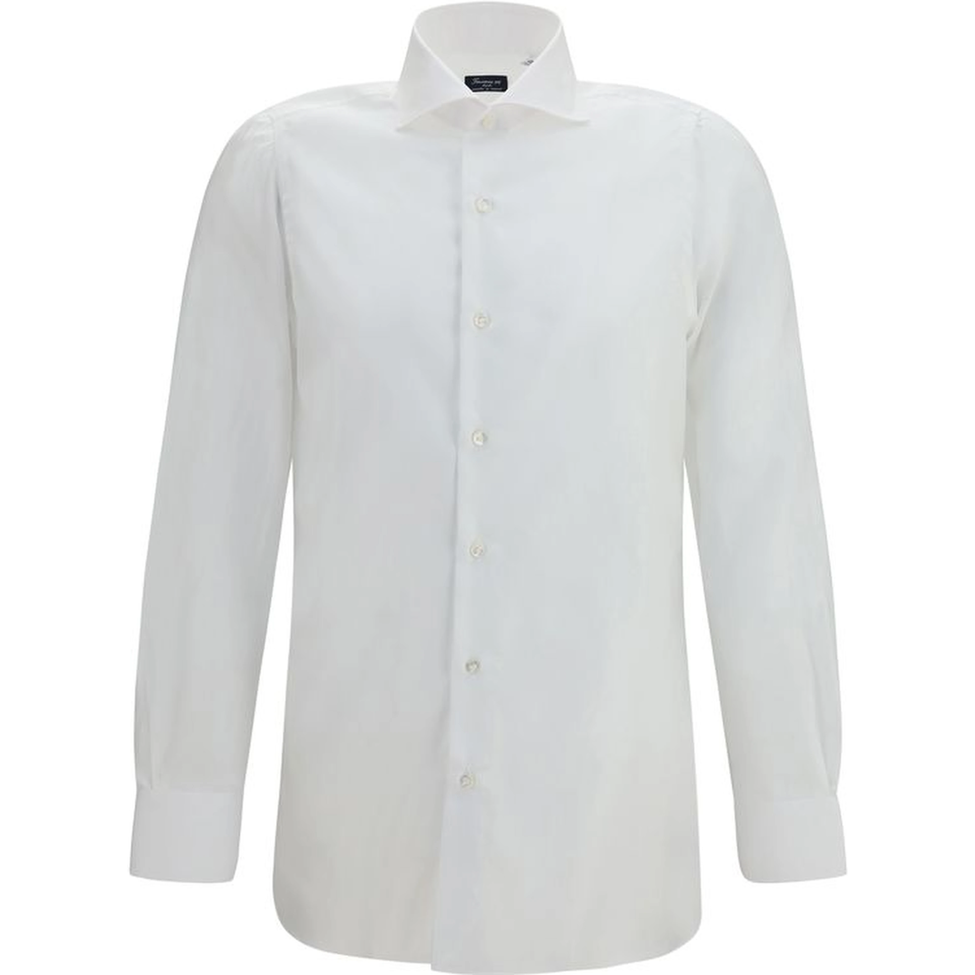 White Cotton Dress Shirt