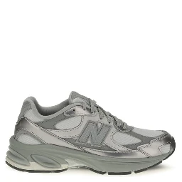 Gray Fabric Athletic Sneakers