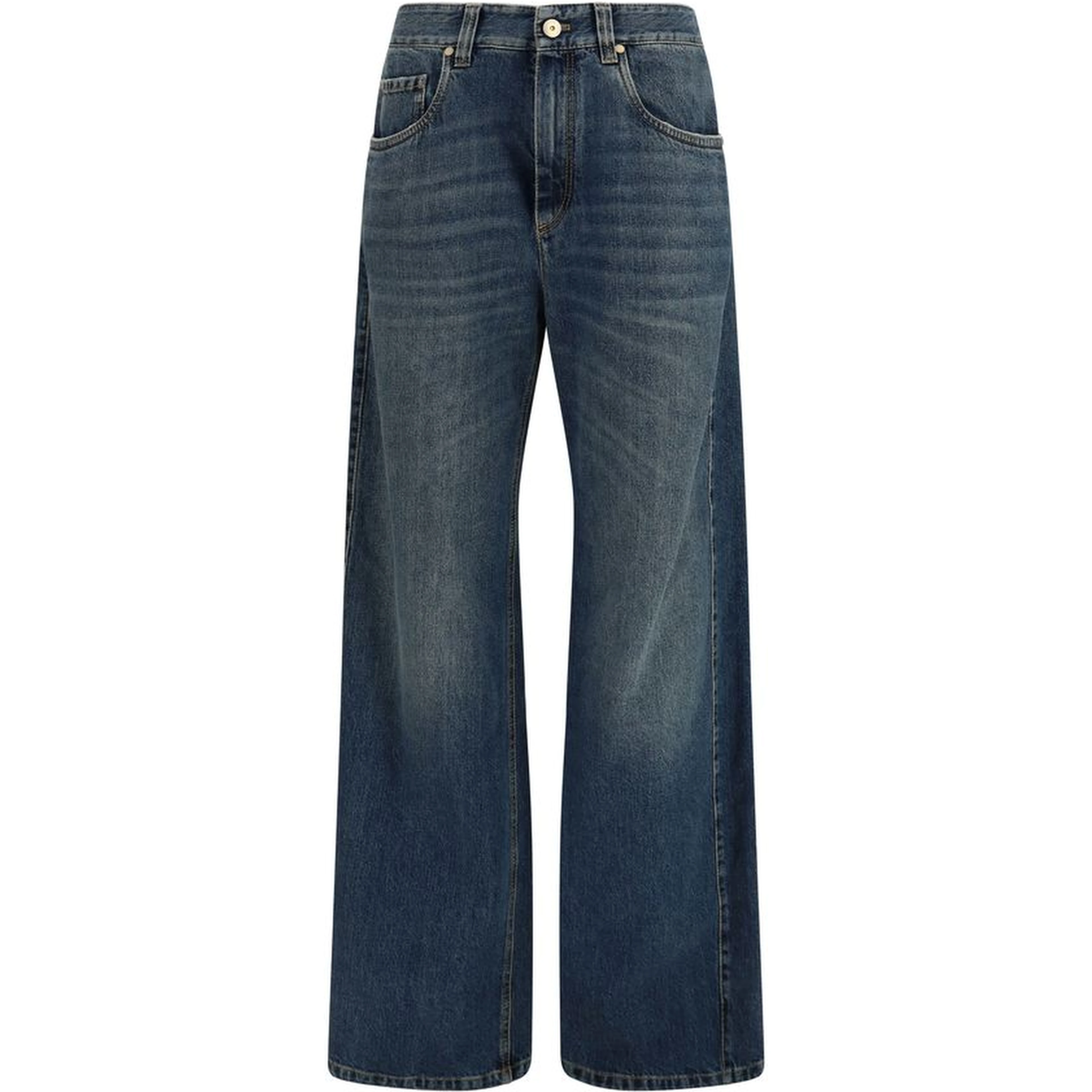 Blue Cotton Jeans Denim