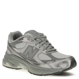 Gray Fabric Athletic Sneakers