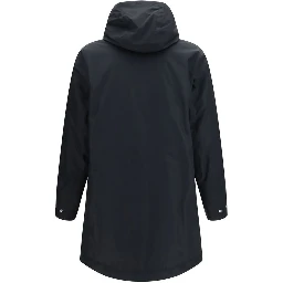 Black Polyester Parka