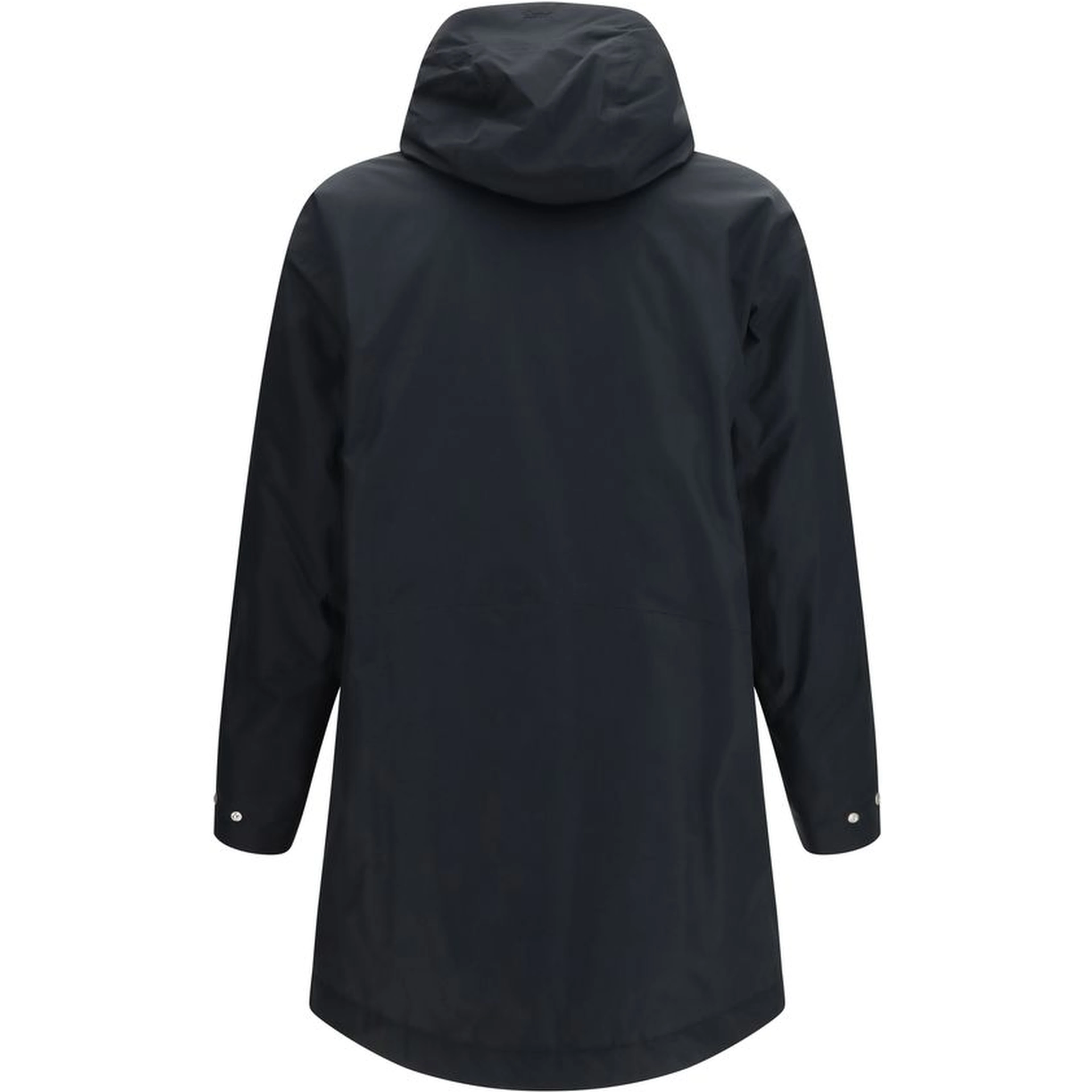 Black Polyester Parka