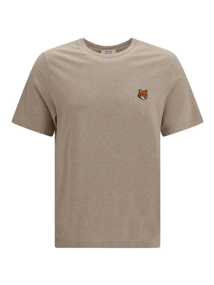 Beige Cotton T-Shirt