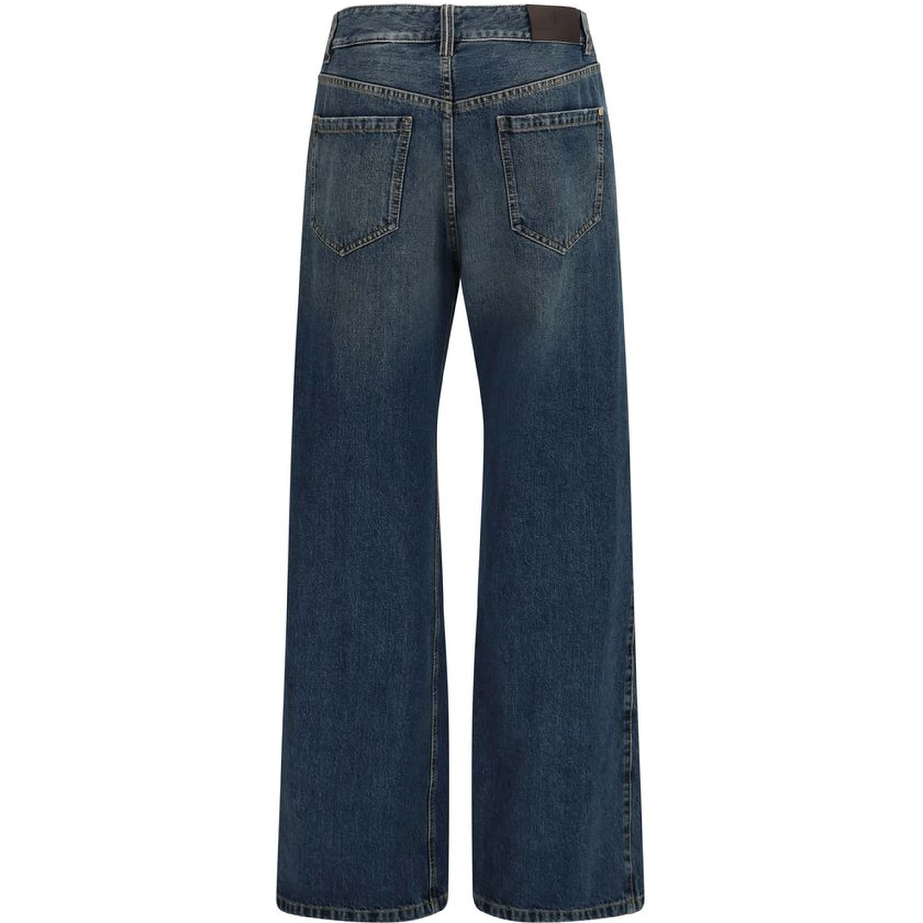Blue Cotton Jeans Denim