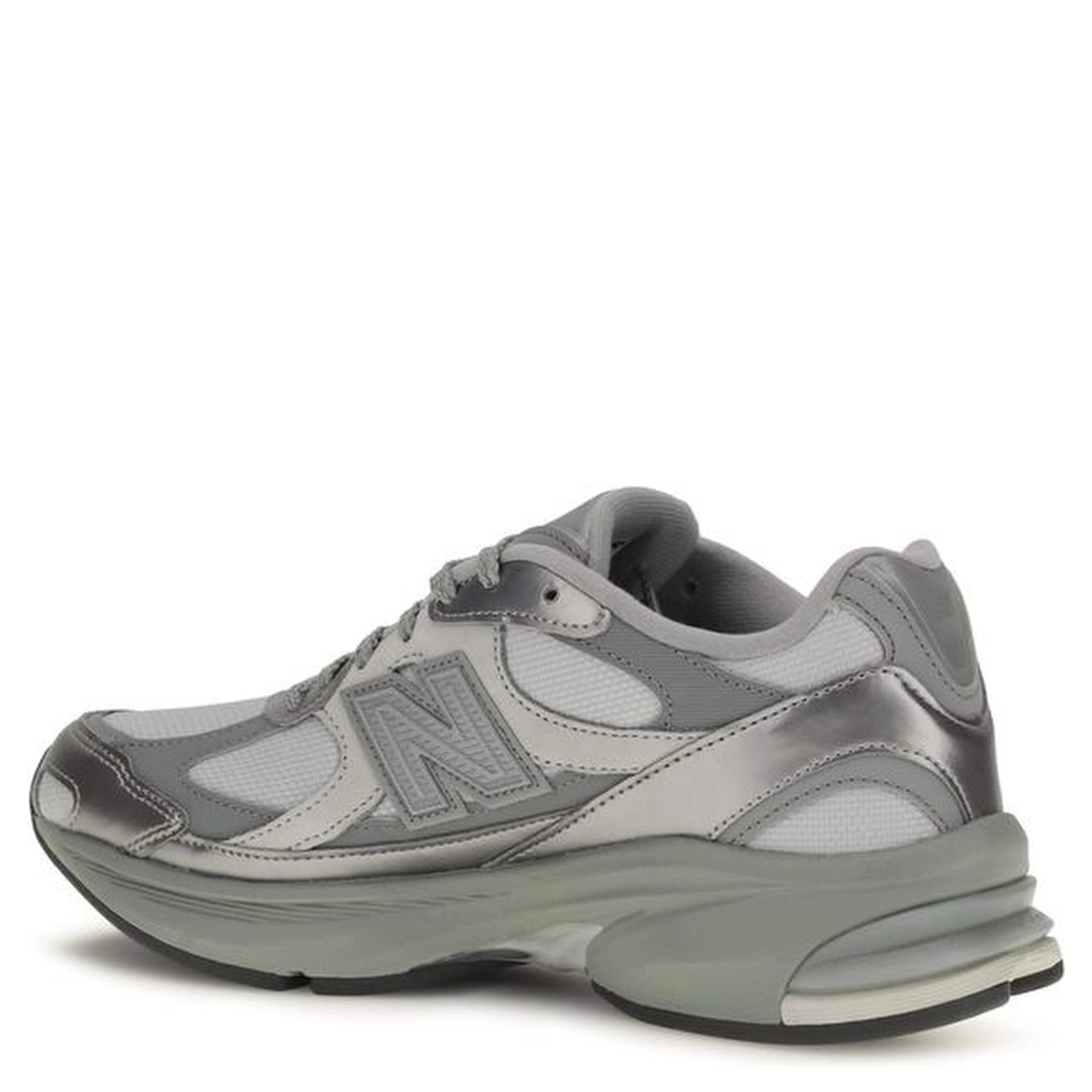 Gray Fabric Athletic Sneakers