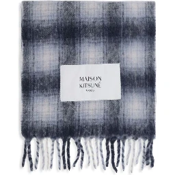 Gray Alpaca Vicugna Pacos Scarf