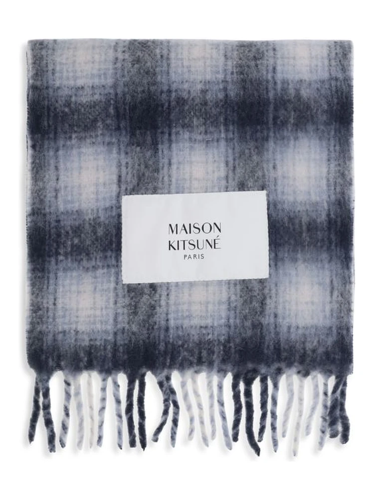 Gray Alpaca Vicugna Pacos Scarf
