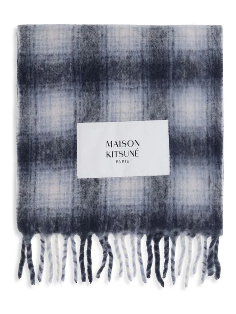 Gray Alpaca Vicugna Pacos Scarf