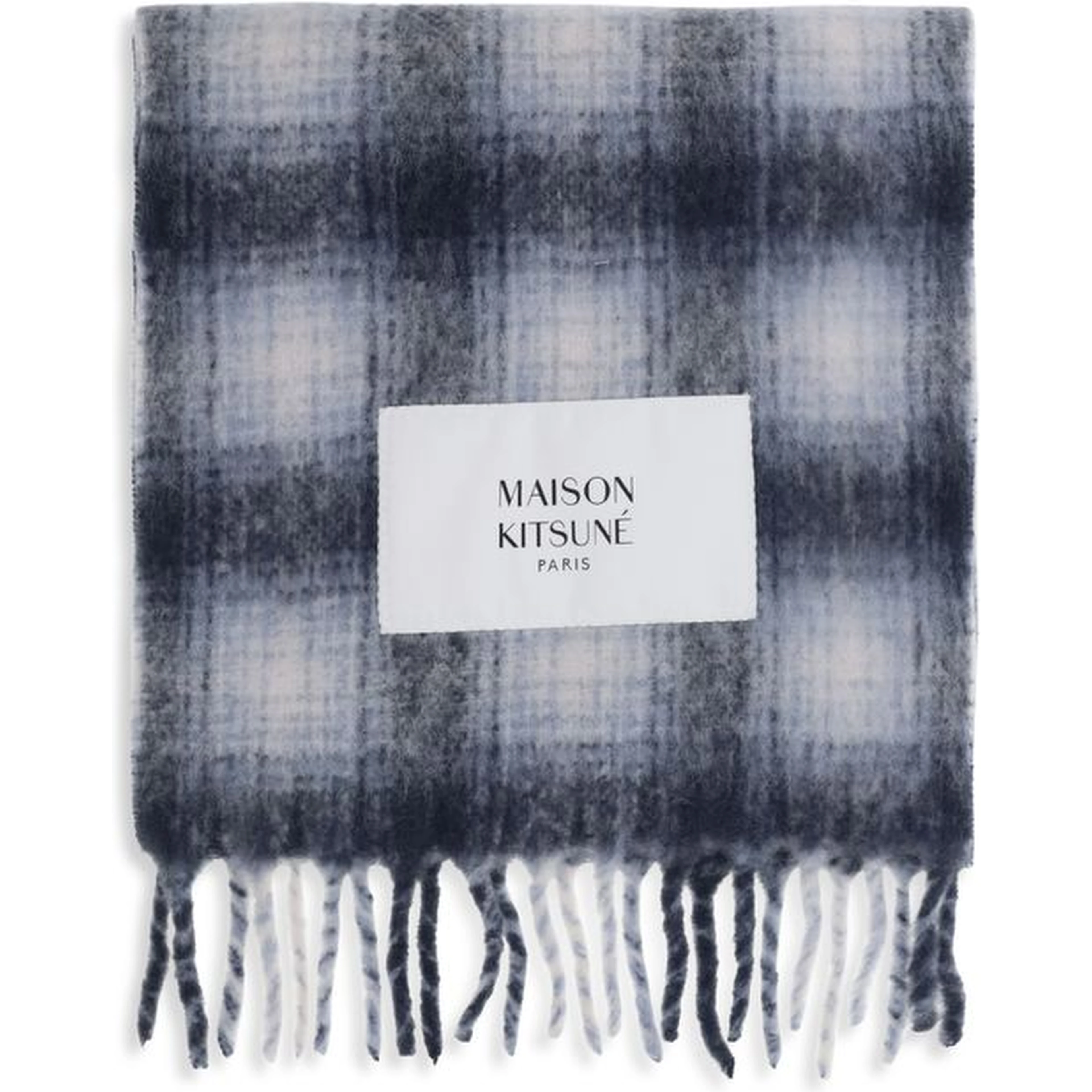 Gray Alpaca Vicugna Pacos Scarf
