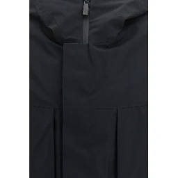 Black Polyester Parka