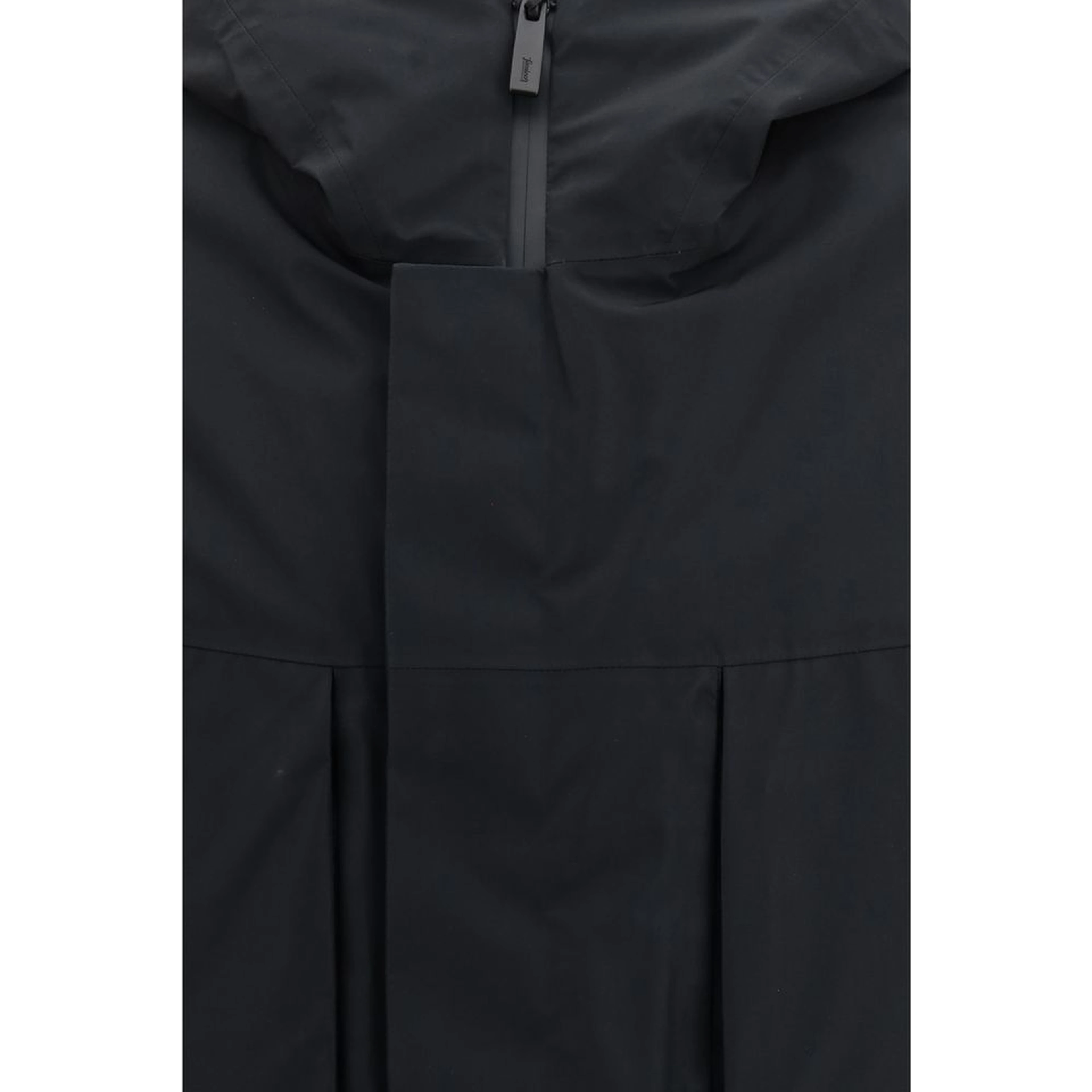 Black Polyester Parka