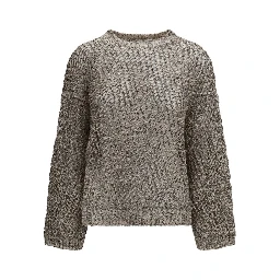 Beige Silk Sweatshirt