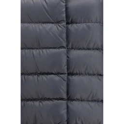 Black Polyamide Full-Length Jacket