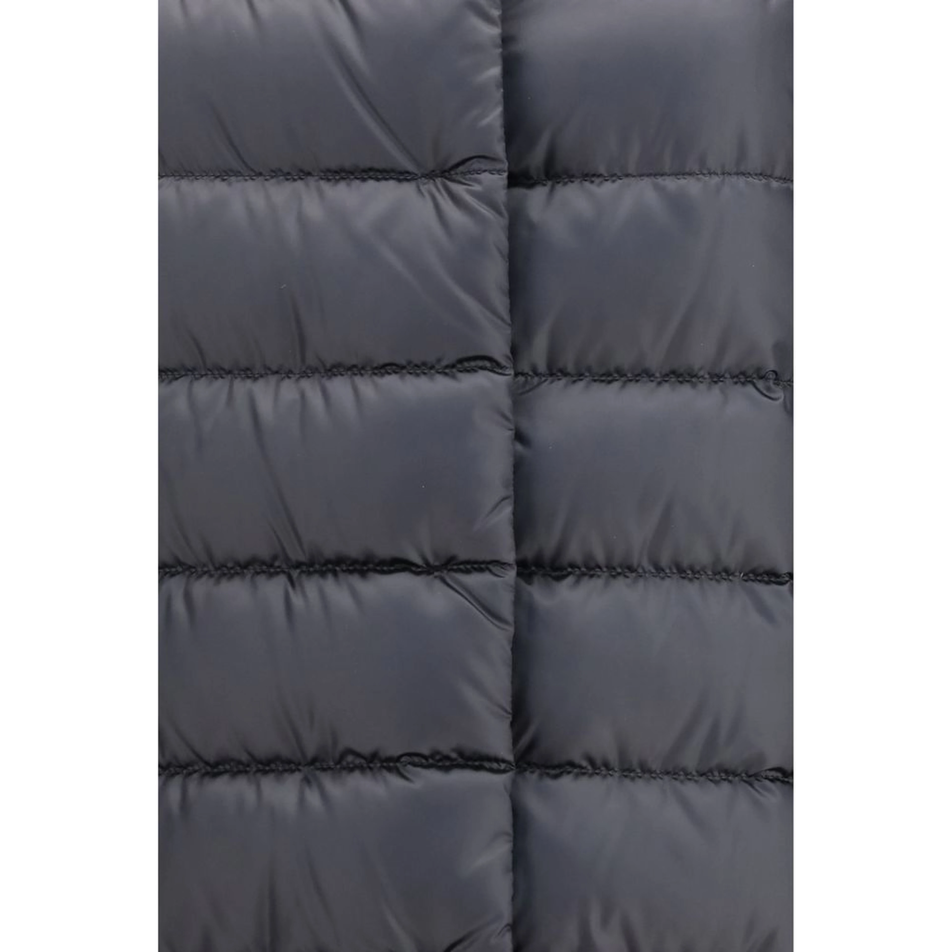 Black Polyamide Full-Length Jacket