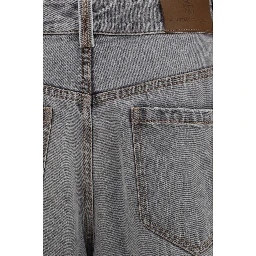 Gray Cotton Jeans Denim