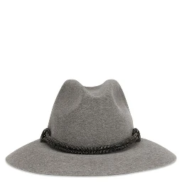 Gray Eco Fabric Fedora