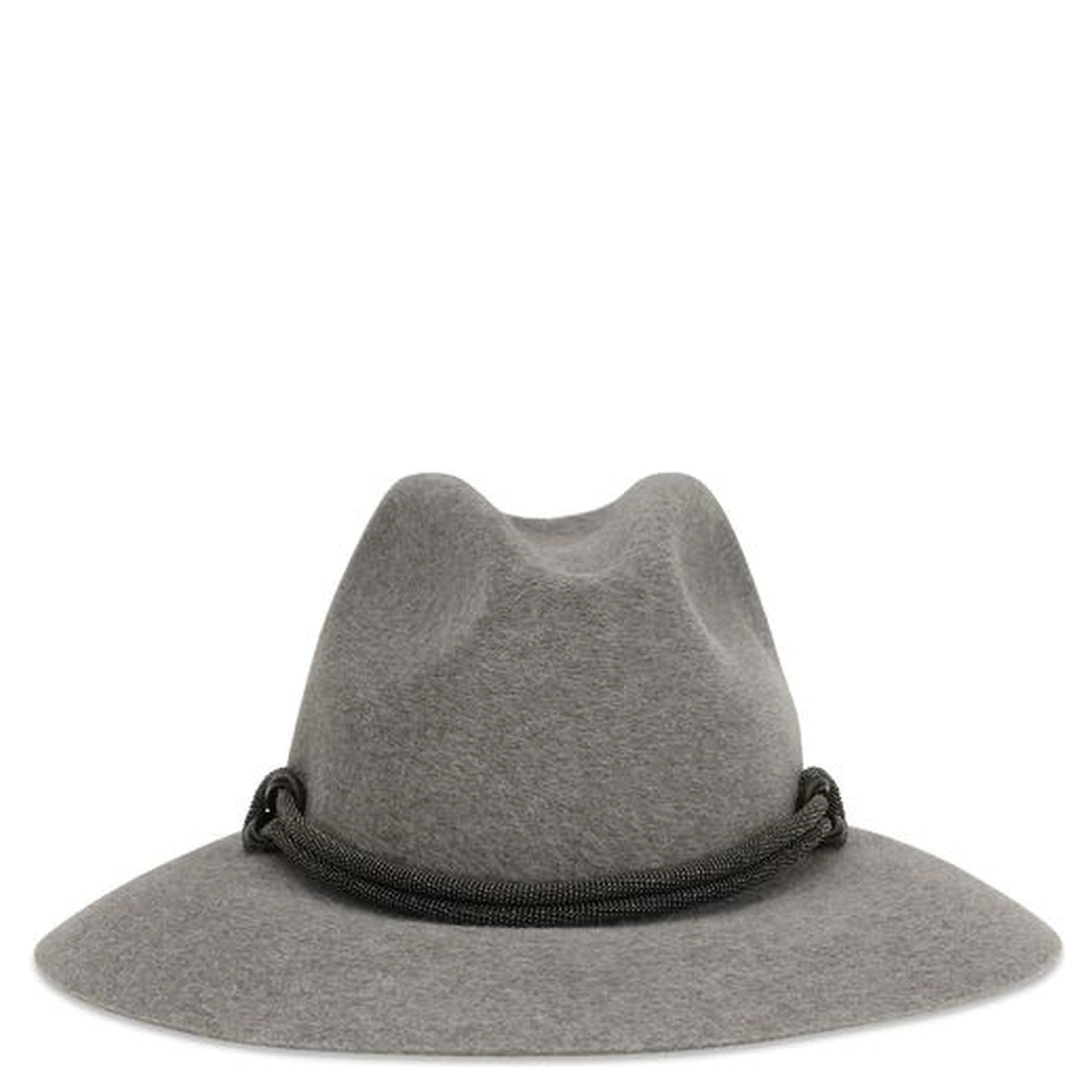Gray Eco Fabric Fedora