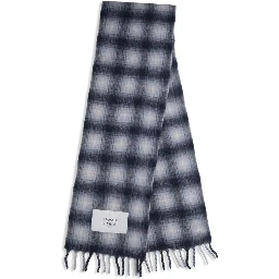 Gray Alpaca Vicugna Pacos Scarf