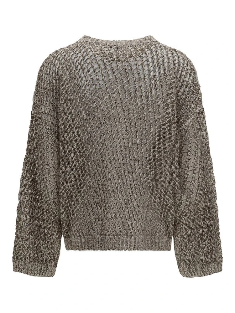 Beige Silk Sweatshirt alternative