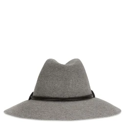 Gray Eco Fabric Fedora