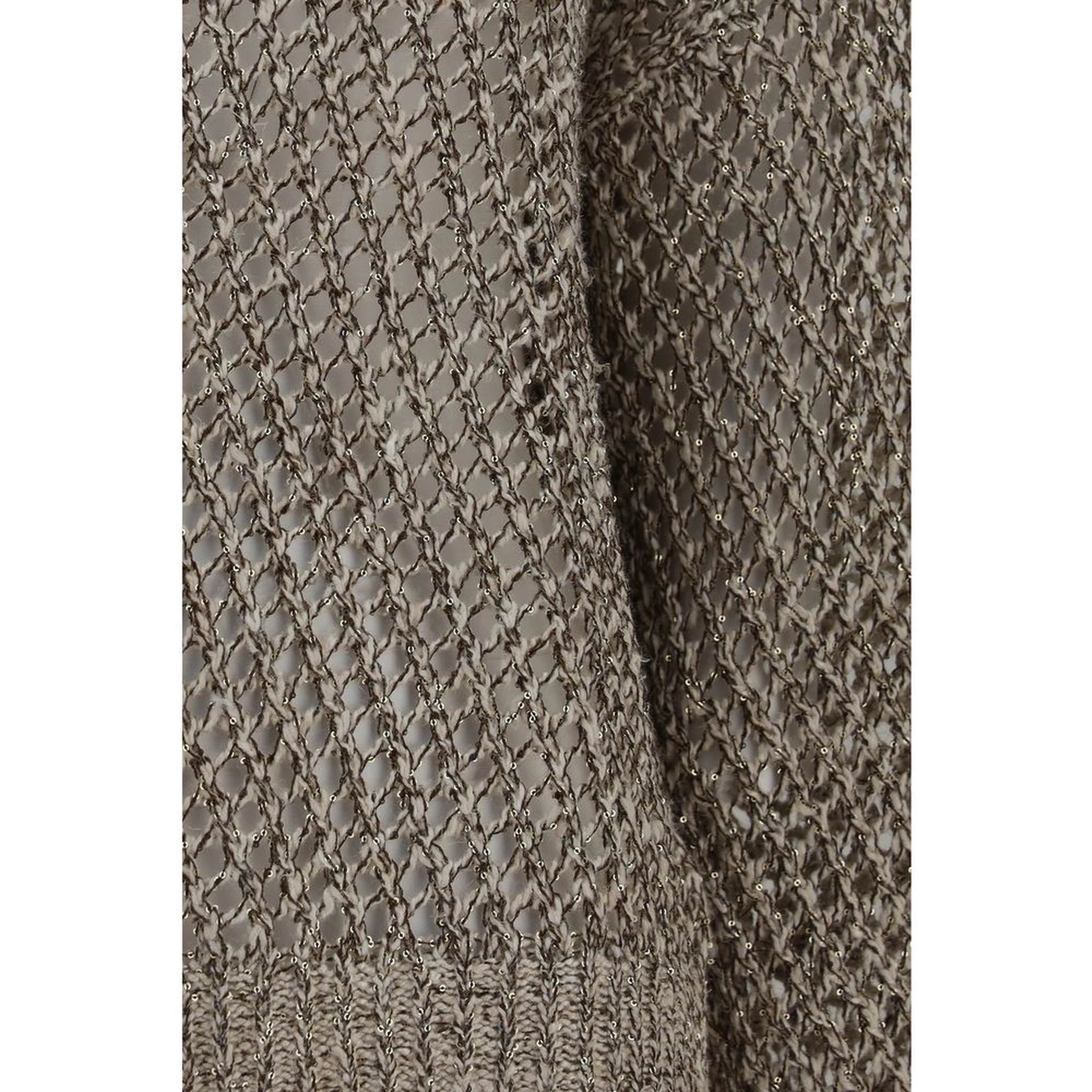 Beige Silk Sweatshirt