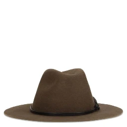 Brown Eco Fabric Fedora