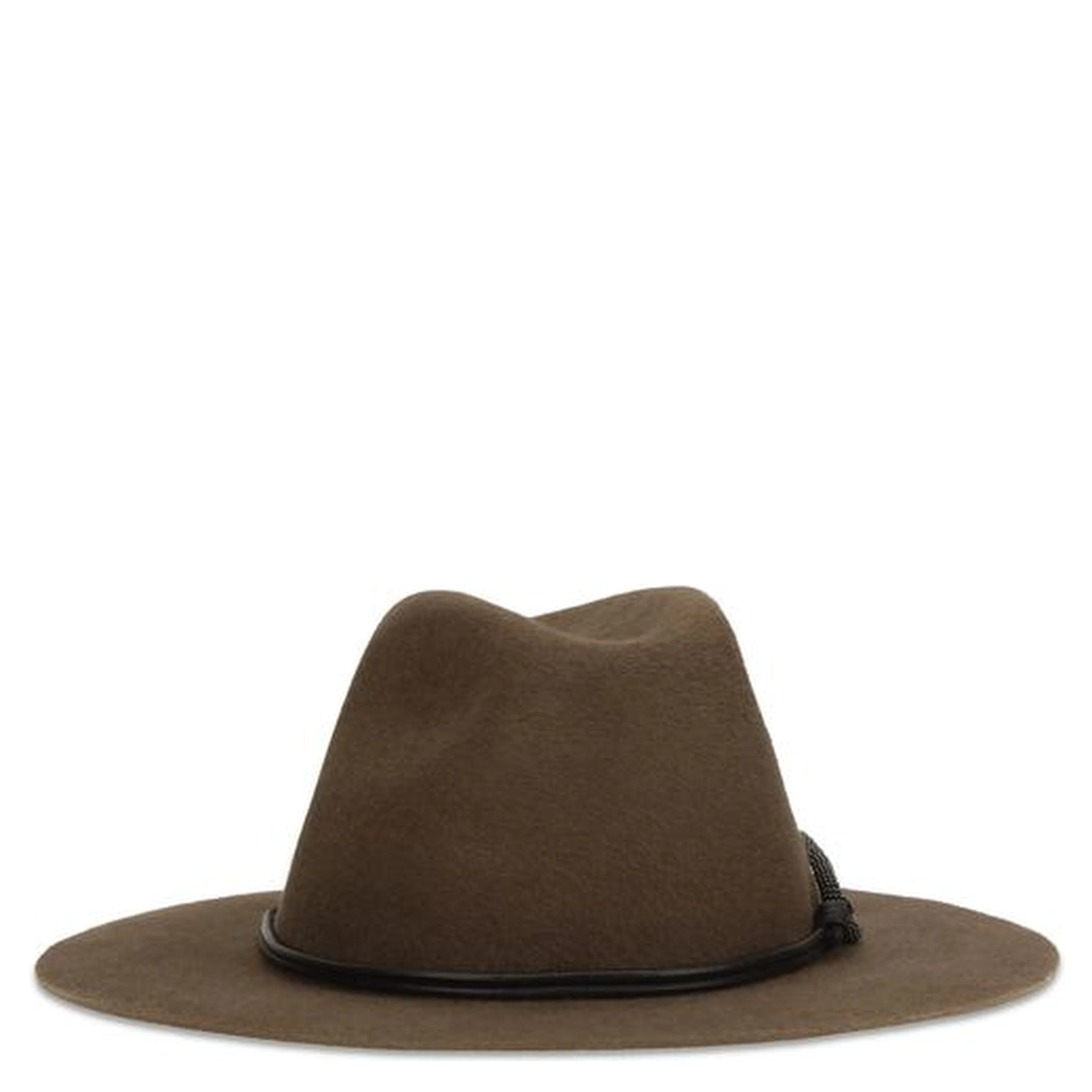 Brown Eco Fabric Fedora