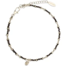 Brown Silver Bracelet