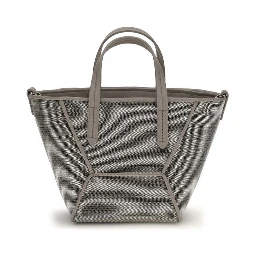 Gray Calf Leather Bos Taurus Shoulder Bag
